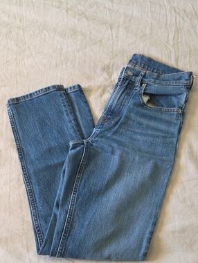 Everlane Women's Straight-Leg Jeans in Medium Blue